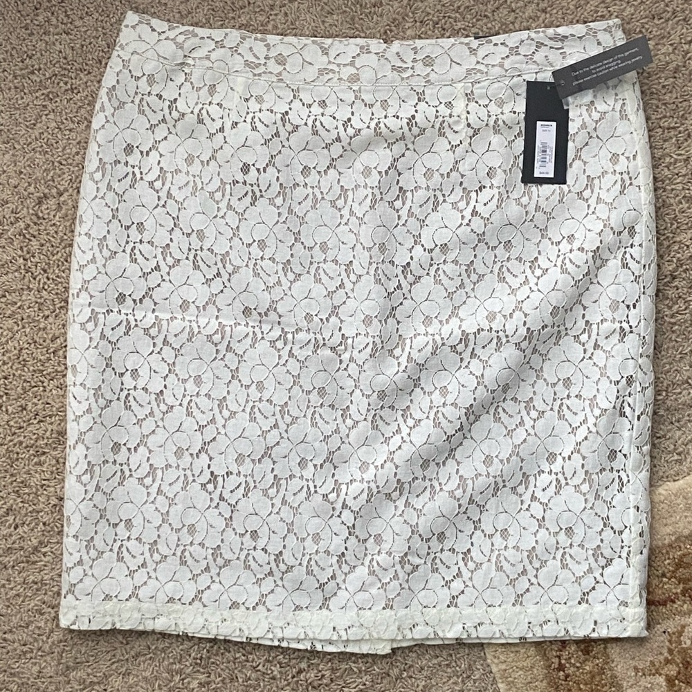 Apt 9 Lace Overlay Pencil Skirt